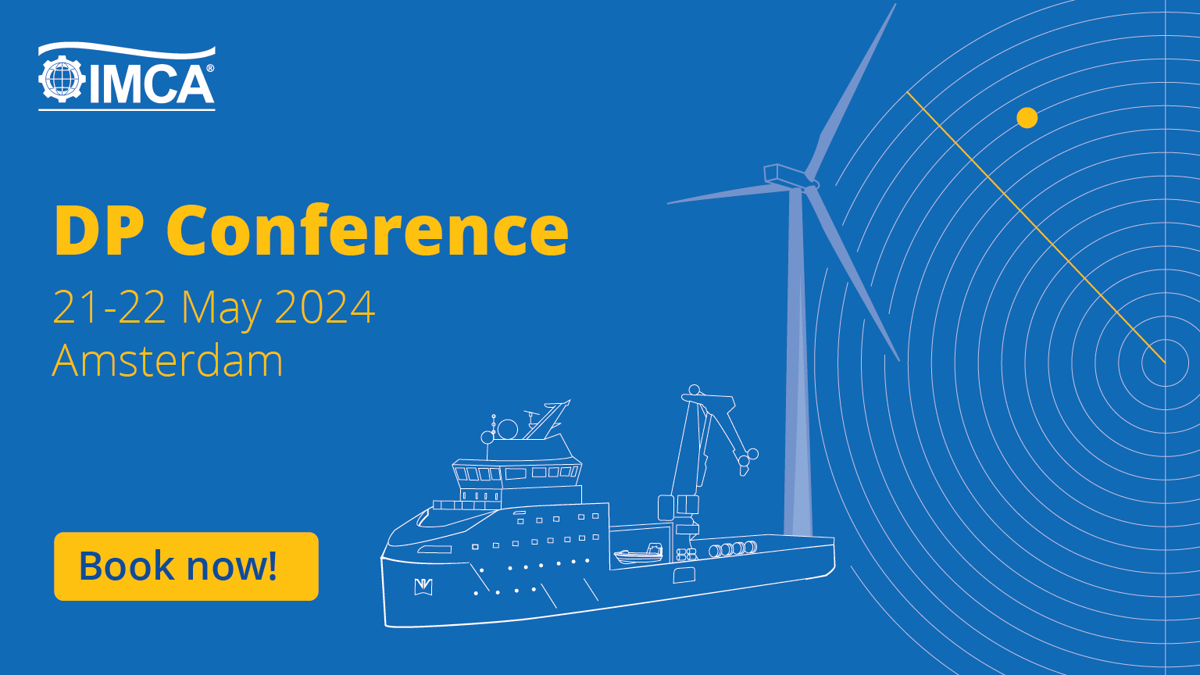 IMCA DP Conference 2024 promo Promotional image for the IMCA DP Conference 2024