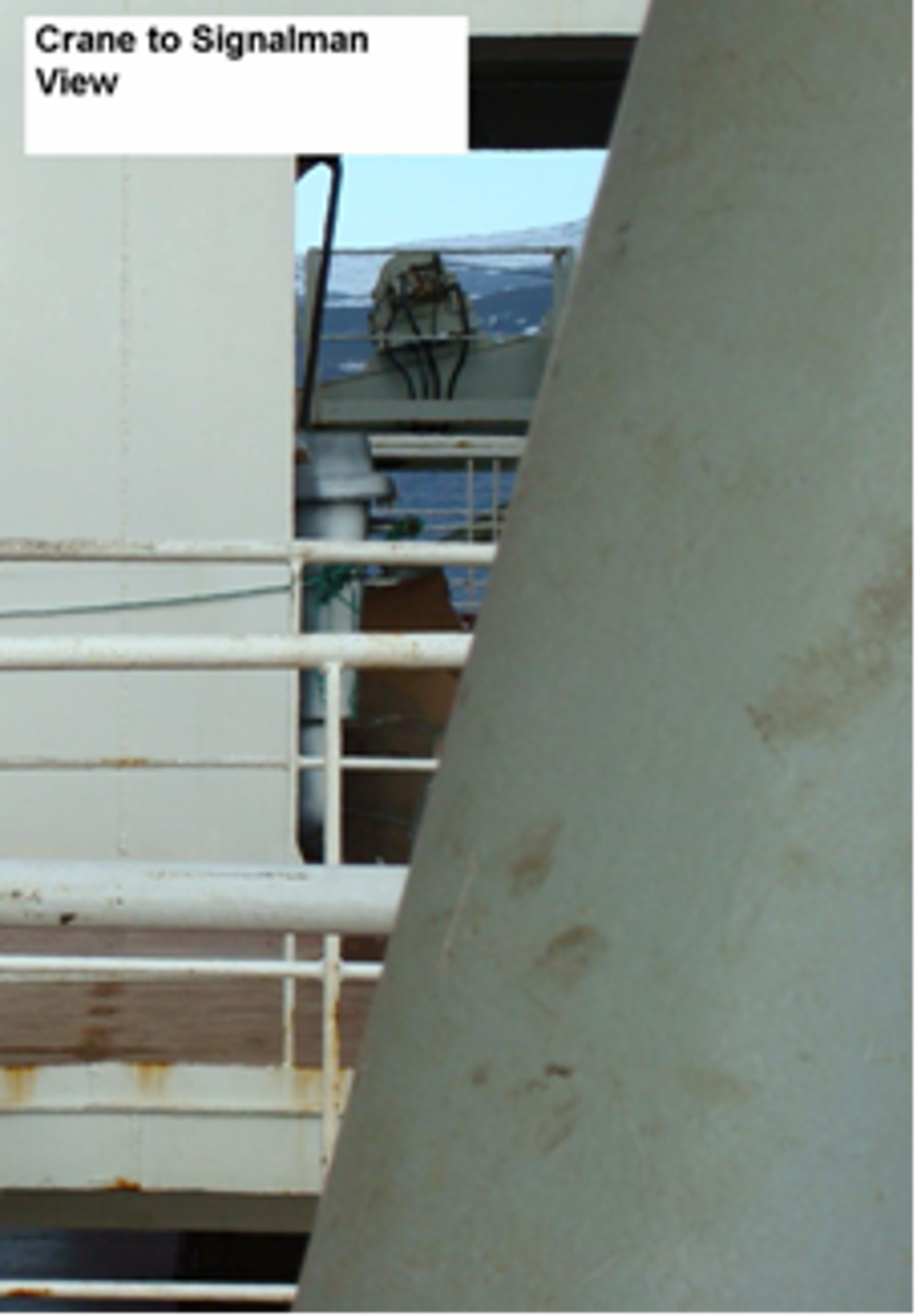 Crane to signalman view