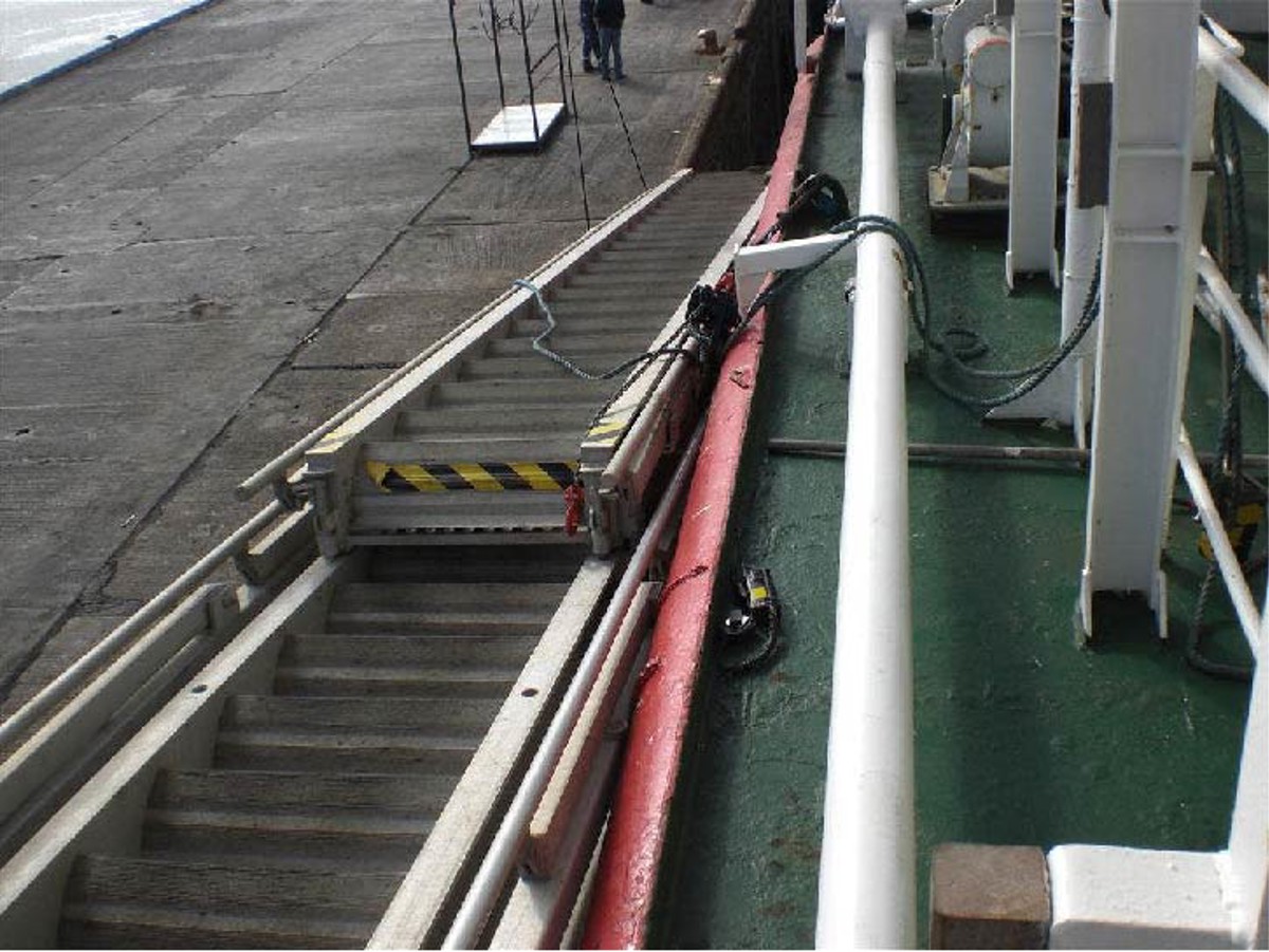 Figure 1 – Double (upper and lower) sectioned gangway