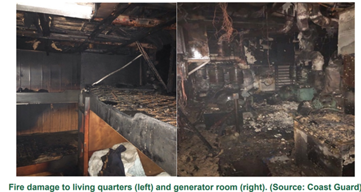 NTSB: Fire on laid up Dive Support Vessel