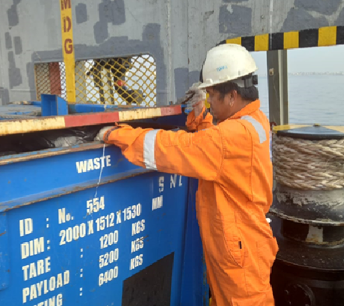 IMCA SF Arm injury from metal skip cover Arm injury from metal skip cover