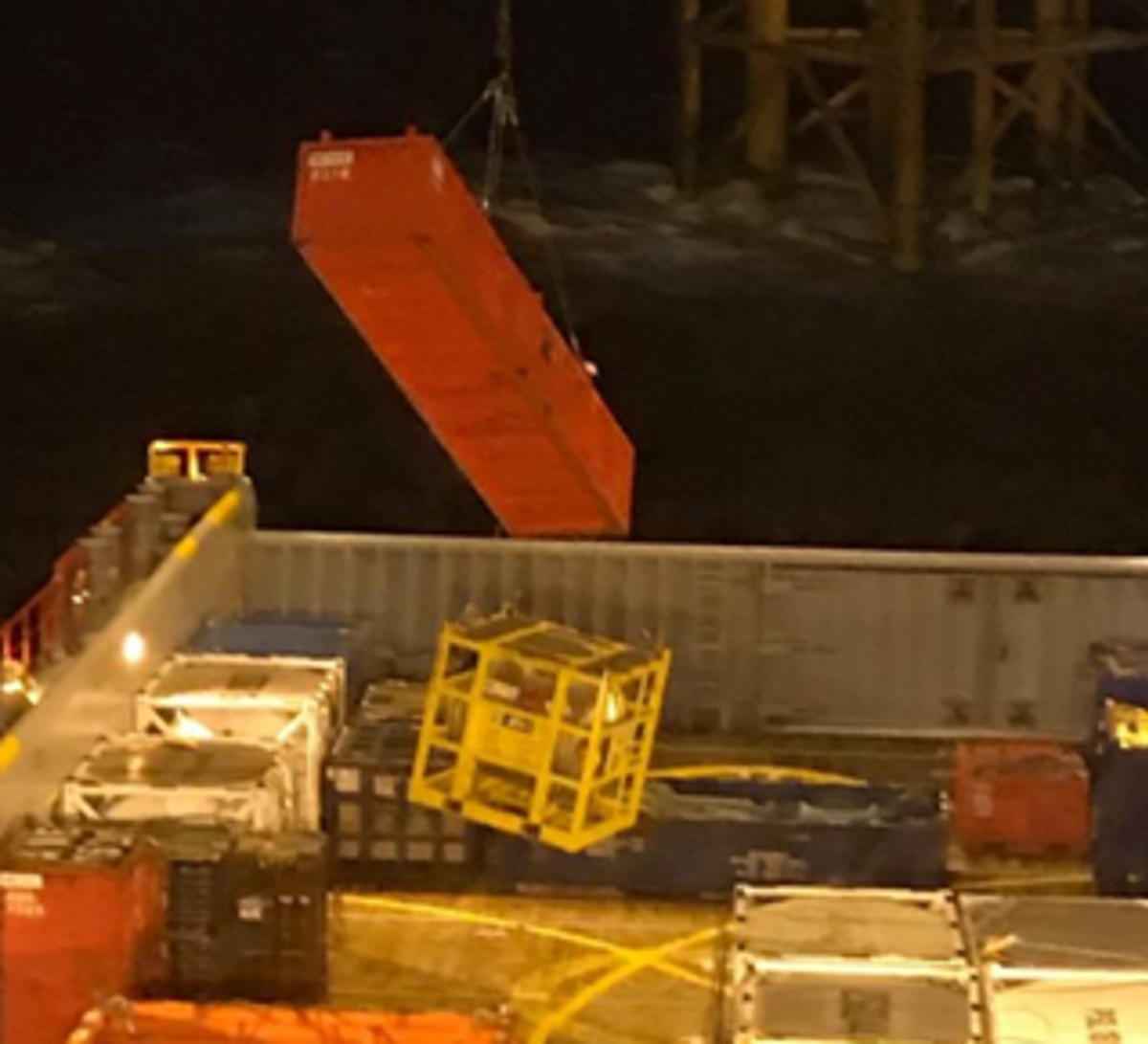 Deck cargo operations