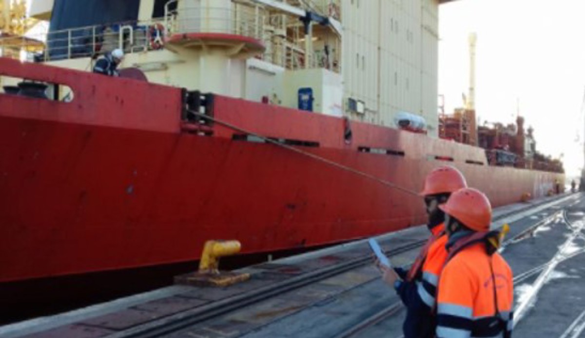 Mooring: increase in first aid cases involving over-exertion
