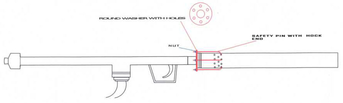 modifications made to HP water jetting gun