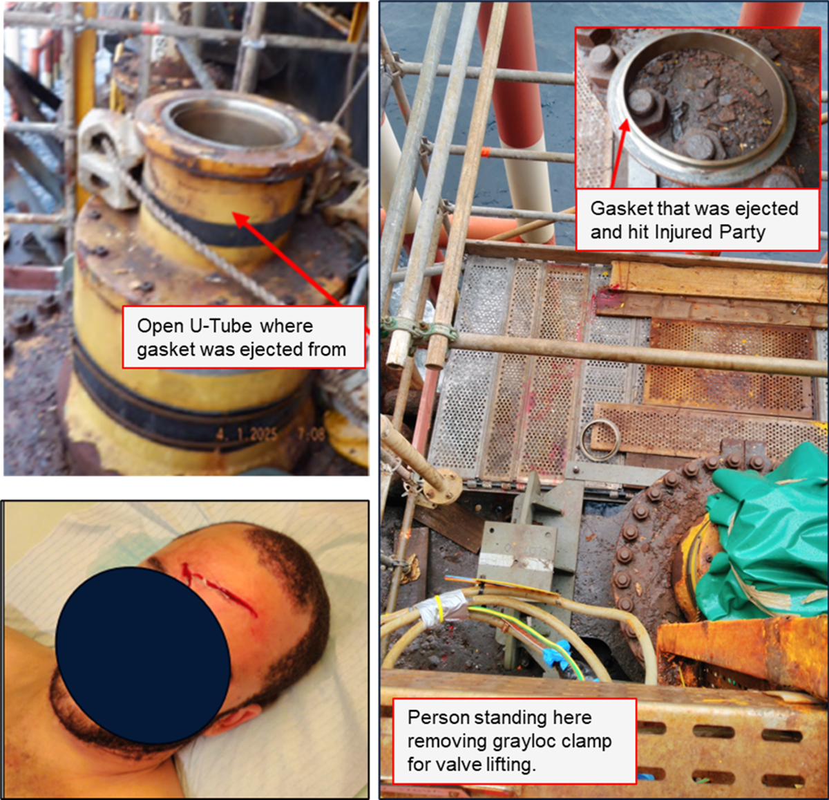 IMCA SF: High potential incident: Worker injured when opening a flanged assembly IMCA SF: High potential incident: Worker injured when opening a flanged assembly