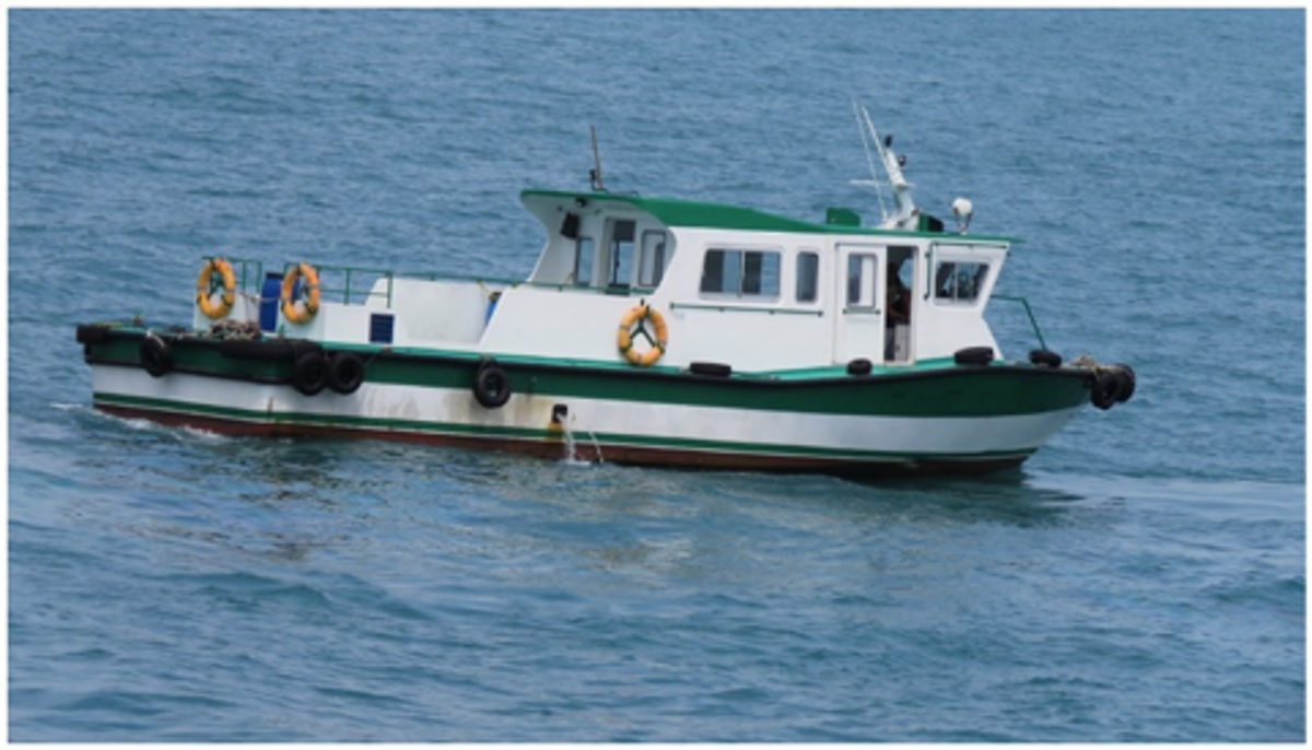 Figure 2: Photo of the launch boat