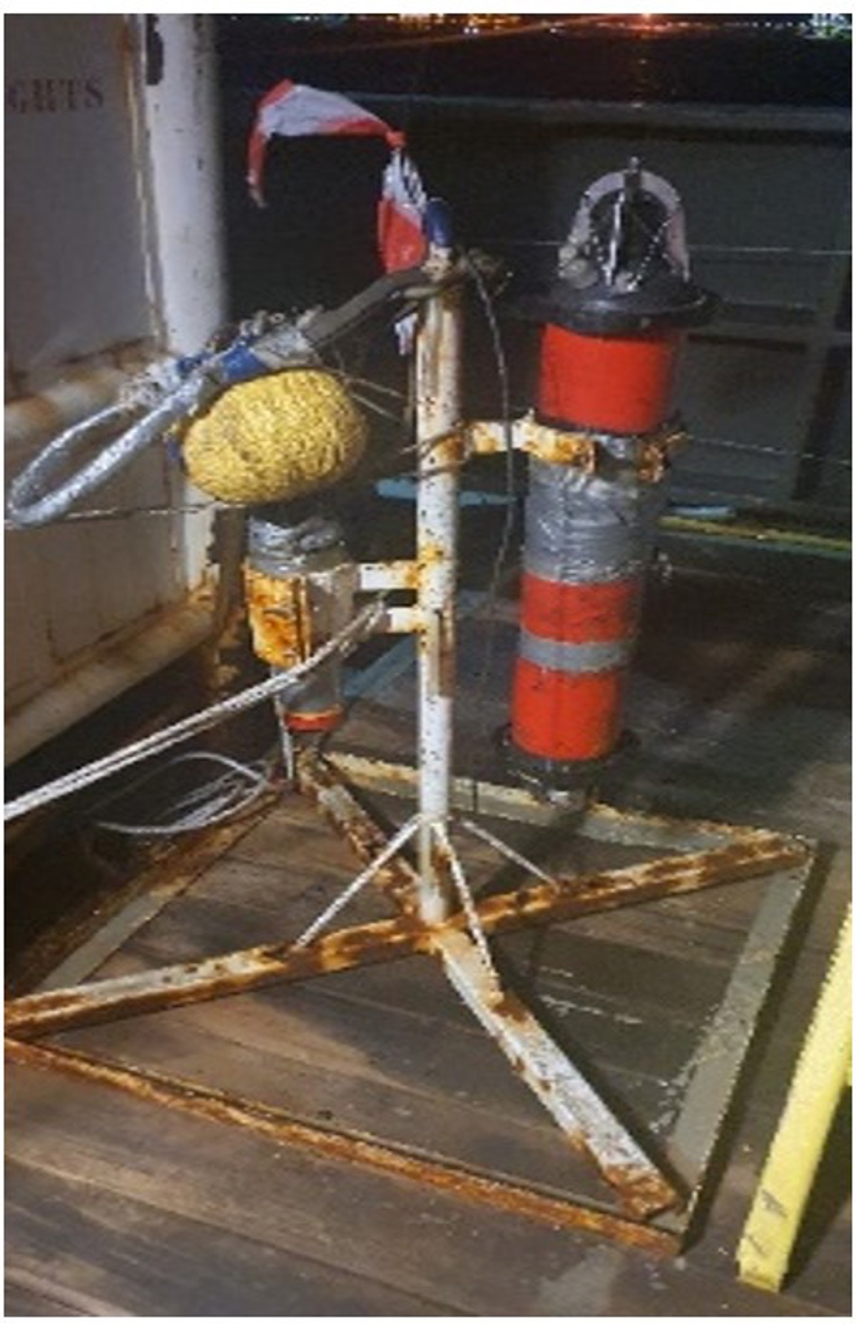 IMCA SF Subsea transponder wire parted A tripod positioning transponder