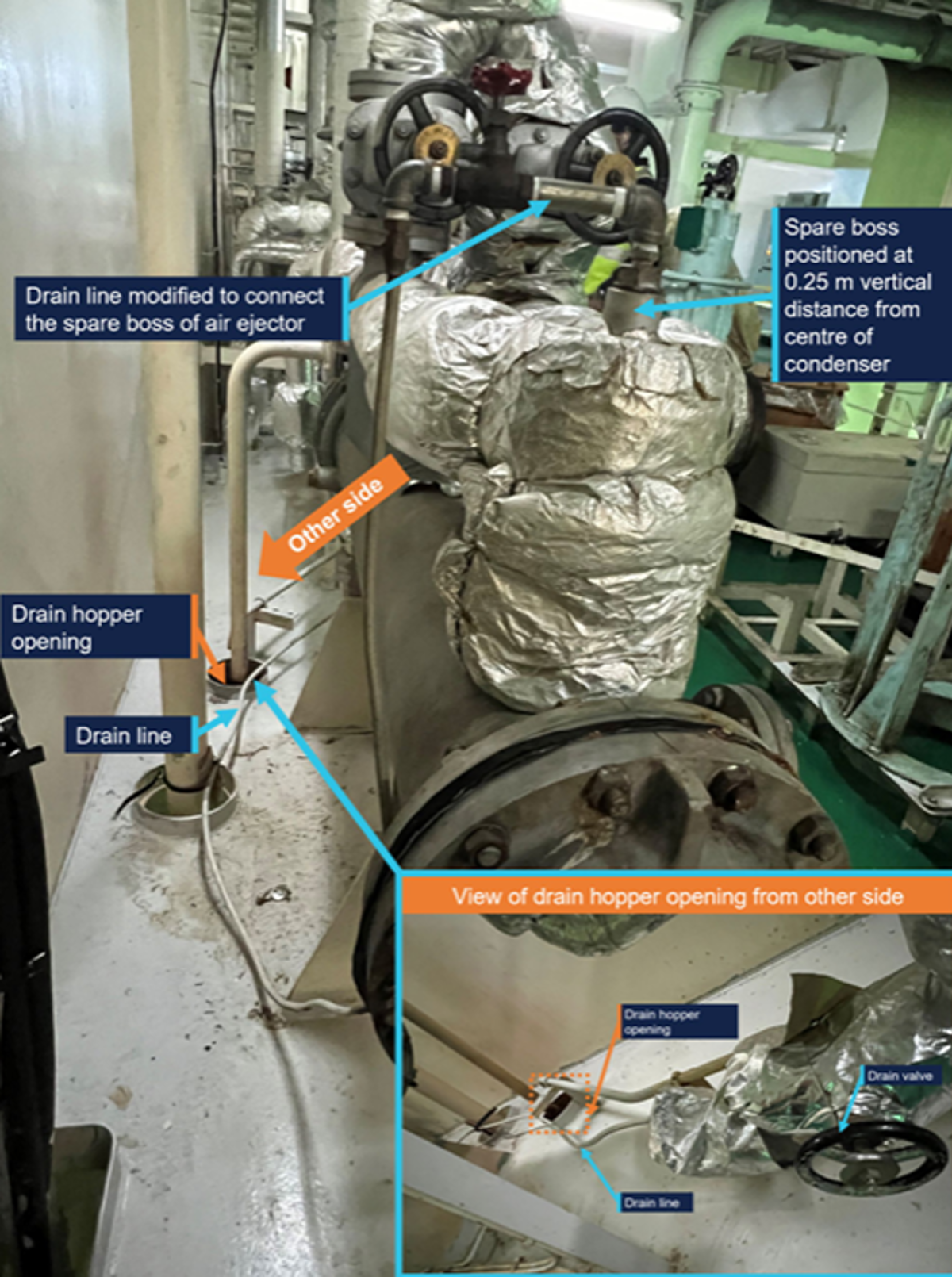 IMCA SF: ATSB: Undocumented modification contributed to steam burns