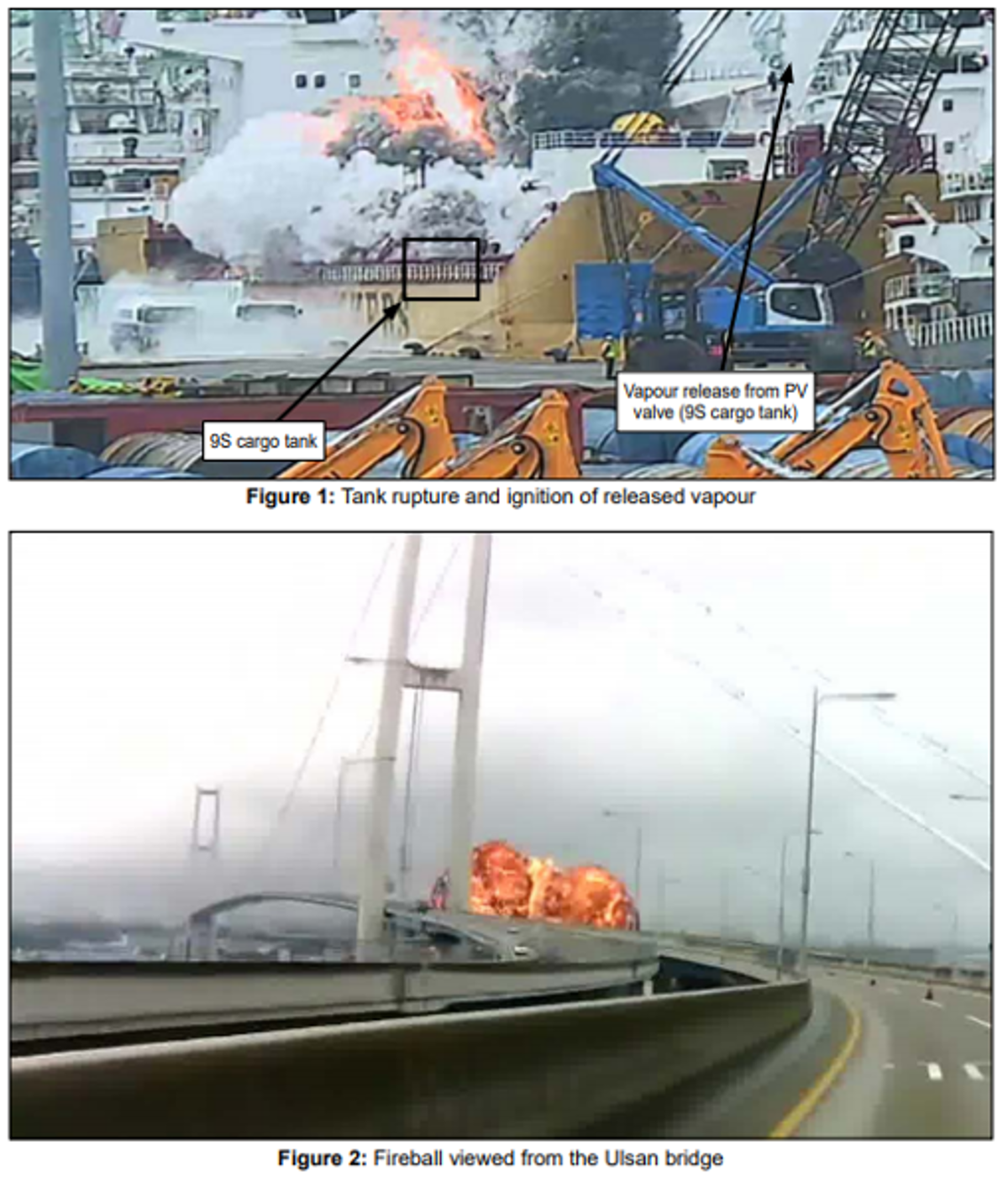 IMCA SF 03/20 Explosion and fire on-board the chemical tanker Stolt Groenland The UK Marine Accident Investigation Branch (MAIB) has published its interim report into a serious explosion and fire on-board the chemical tanker Stolt Groenland on 28 September 2019 at Ulsan in South Korea