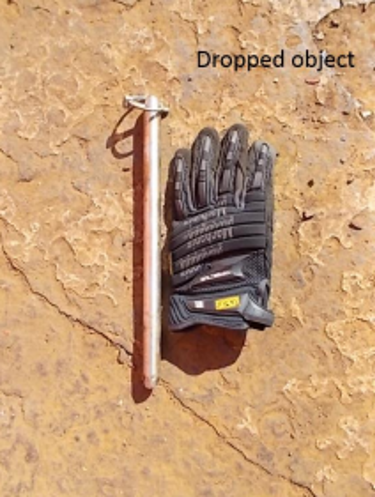dropped object