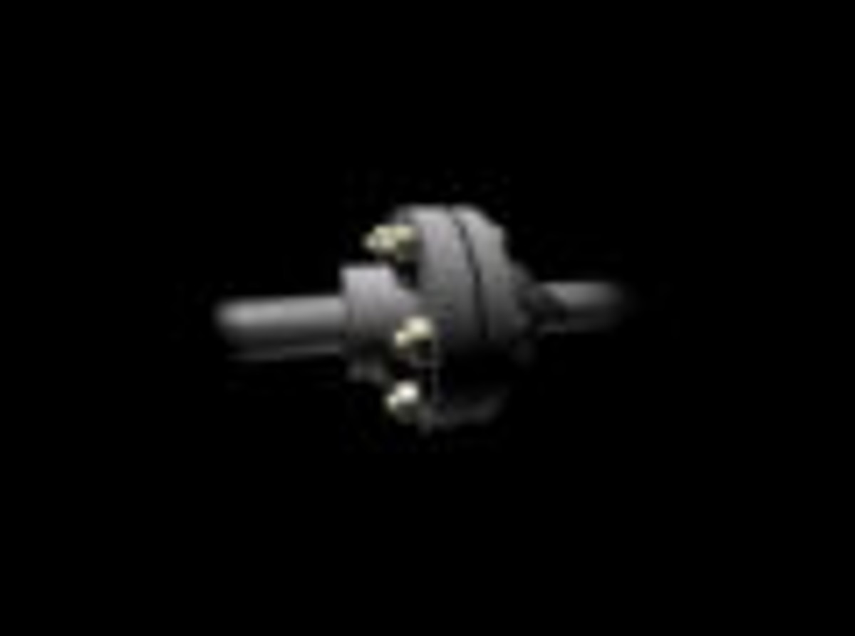 Example of machinery with rotating shafts