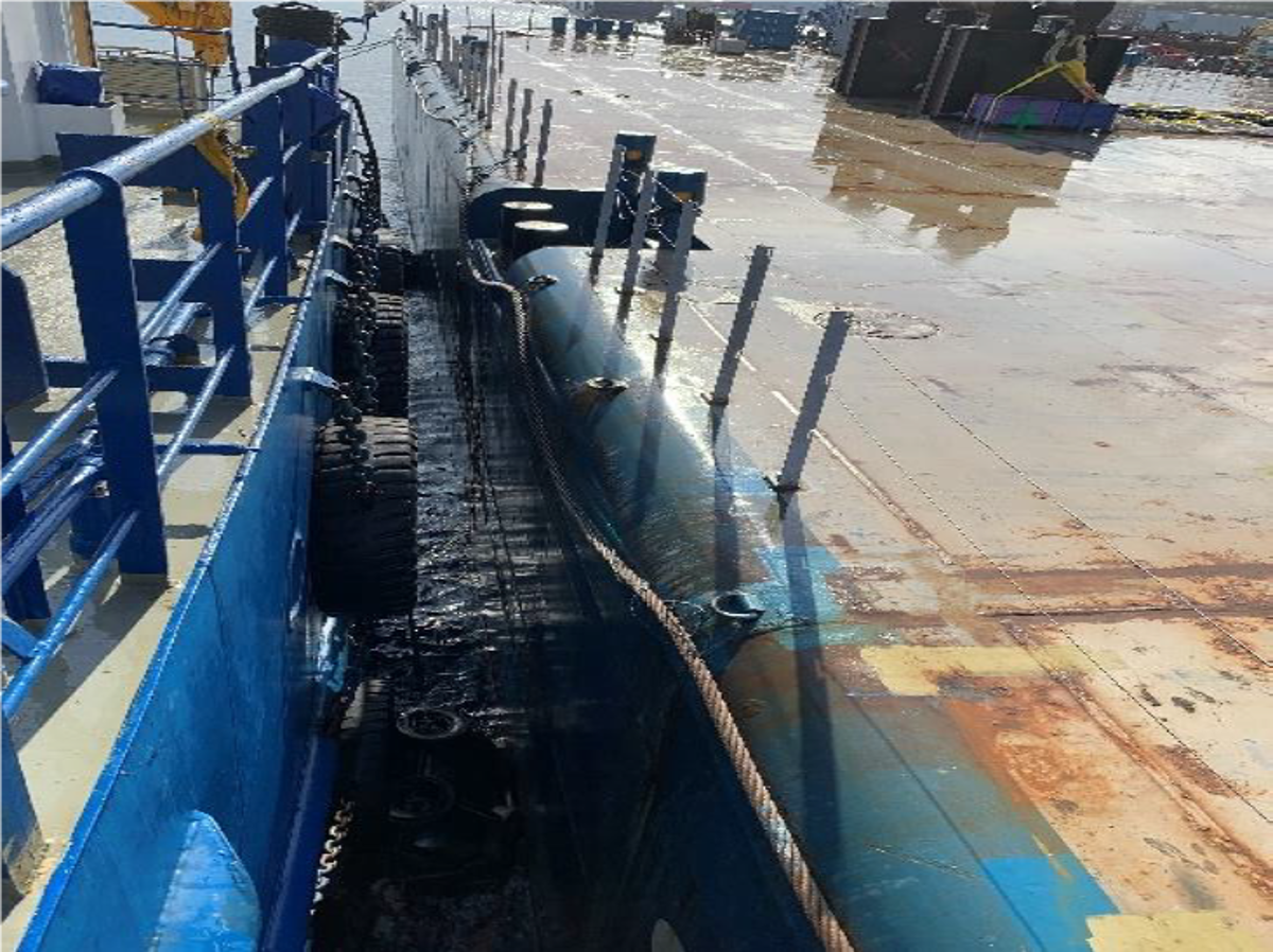 IMCA SF Double man overboard resulting in one fatality Sf 2120 12 During preparations for disconnecting a tow tug which was moored to a barge in turn moored to the jetty, a crew member of the tow tug fell into water between the tow tug and the barge
