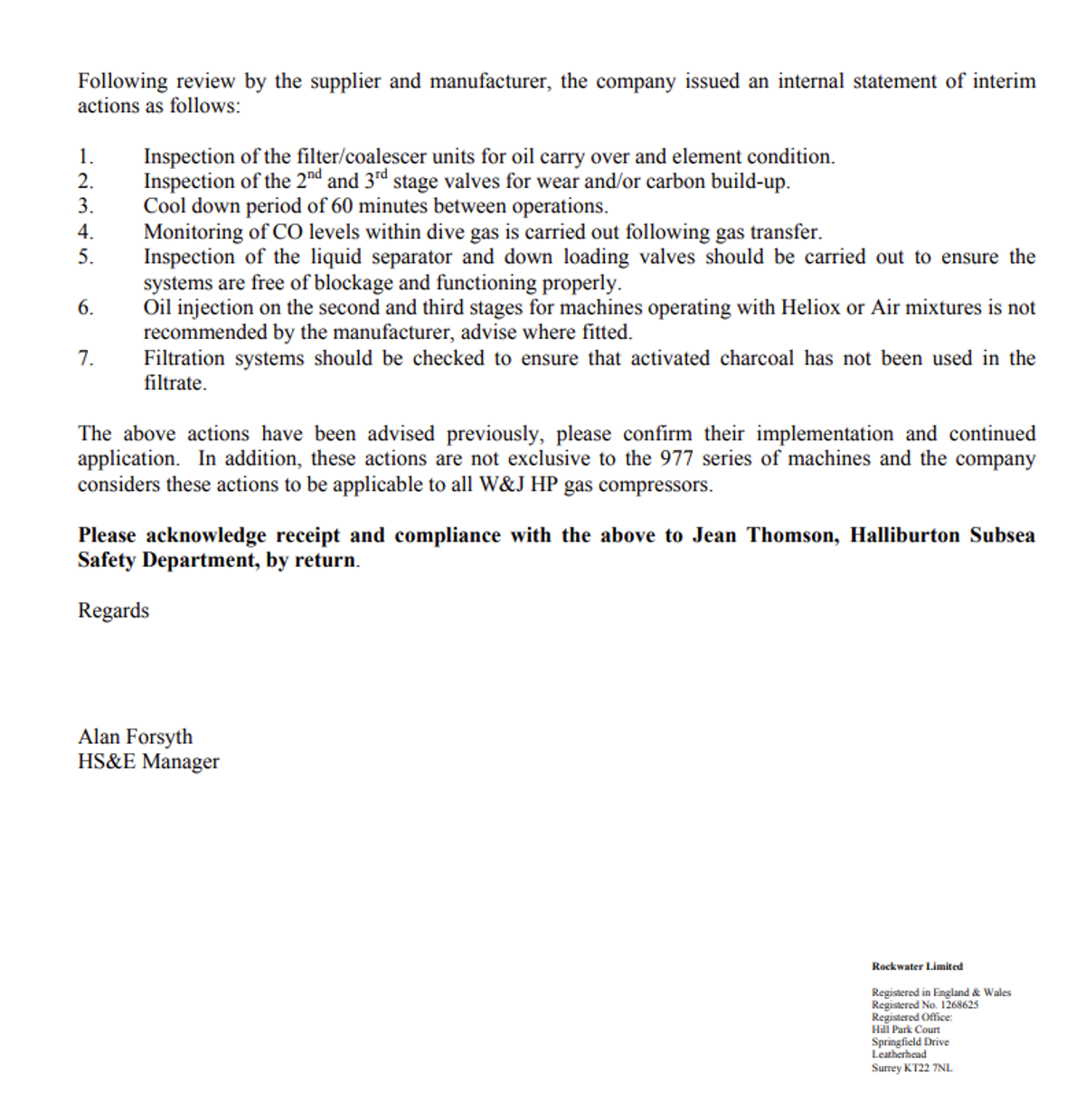 Sf 0400 Incident During Restart Of A Compressor 3 Sf 0400 Incident During Restart Of A Compressor 3