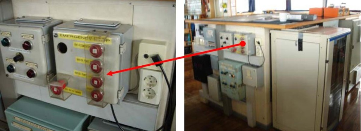 IMCA SF Accidental shutdown of main engines Actions Emergency power switches