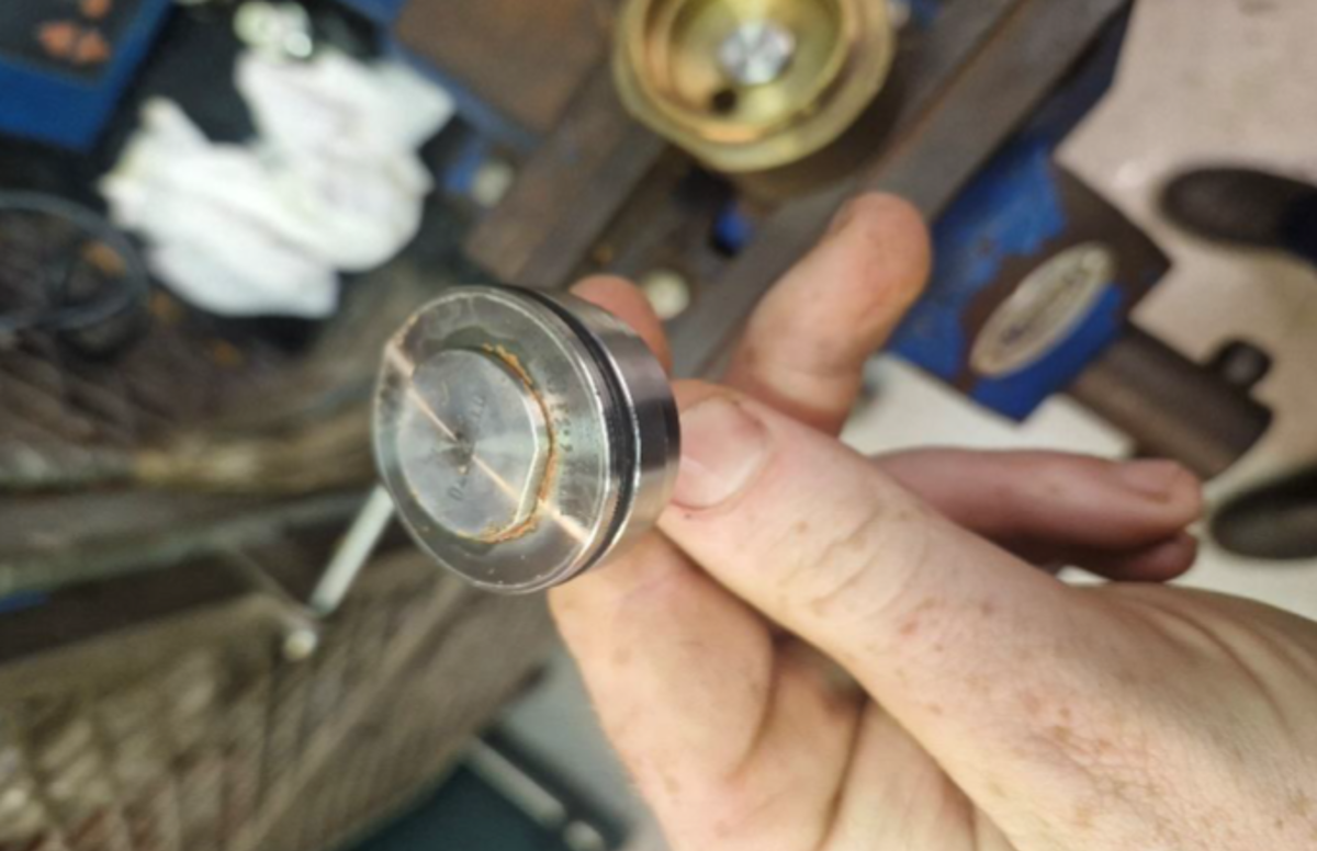 Bottom end of Sensing Element/Diaphragm