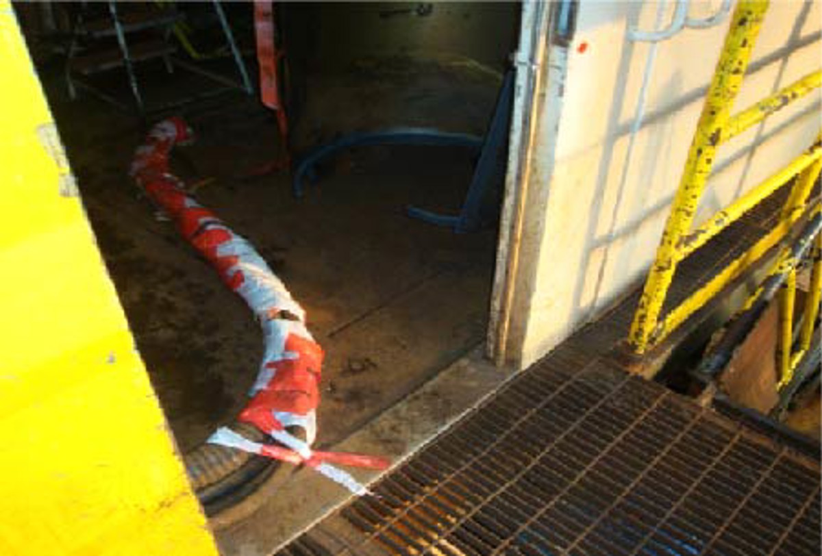 IMCA SF: Hand injury caused when worker tripped over hazard Imcasf04 09 Image3 trip hazard