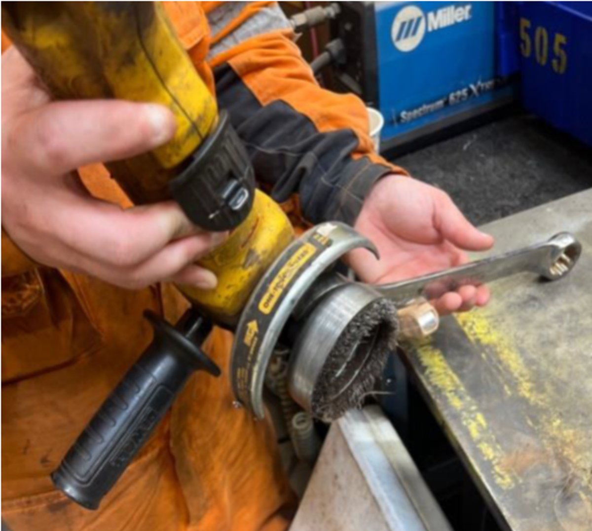 Angle Grinder Finger Injury