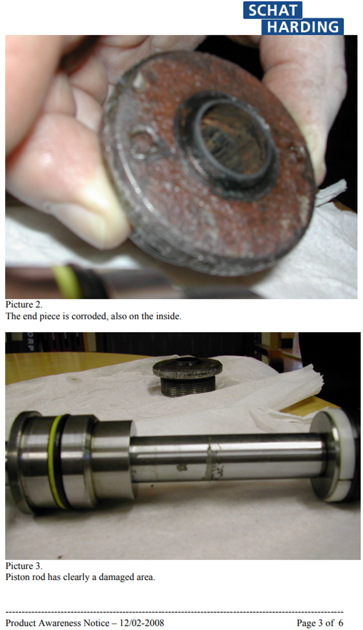 Schat Harding Product Awareness Notice – Free-fall lifeboat hooks page 3 of 6
