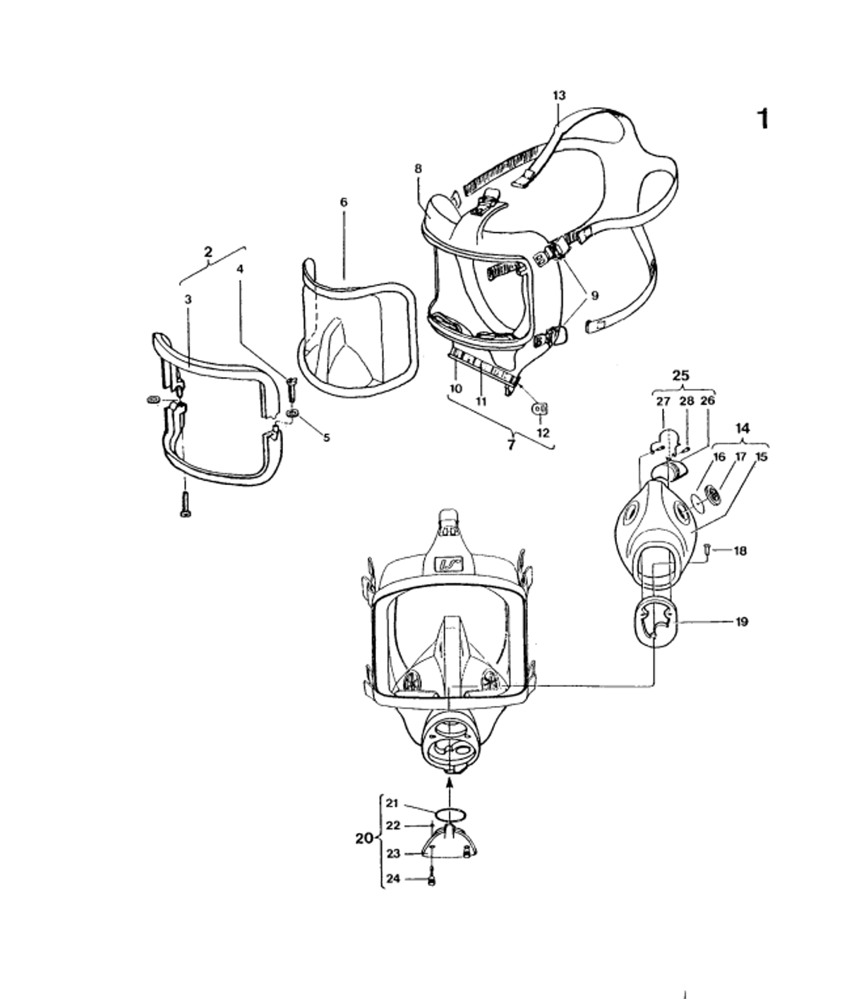 Sf 0200 Interspiro Diving Mask 4